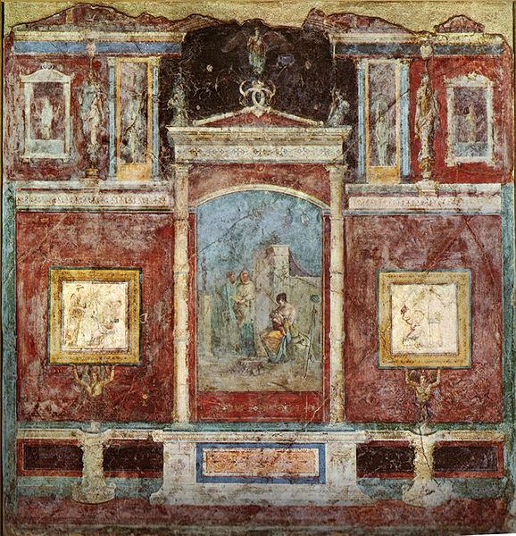 Fresque du cubiculum de la Casa della Farnesina